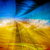 up in the sky